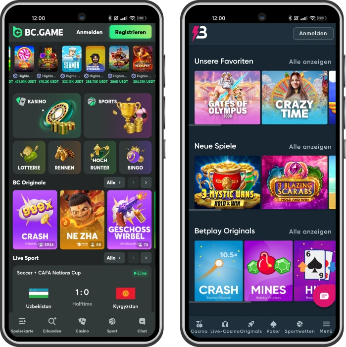 Mobile Version eines neuen Online Casinos